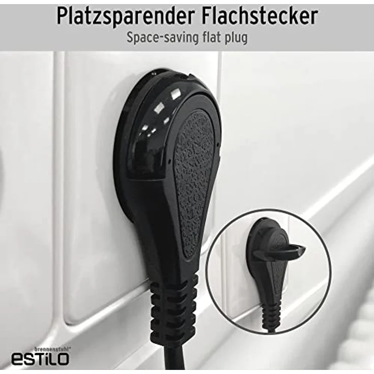 Brennenstuhl 1.15002001E9 Tischsteckdose 1 Stück Schwarz, Anthrazit Flachstecker 1St. – Bild 5