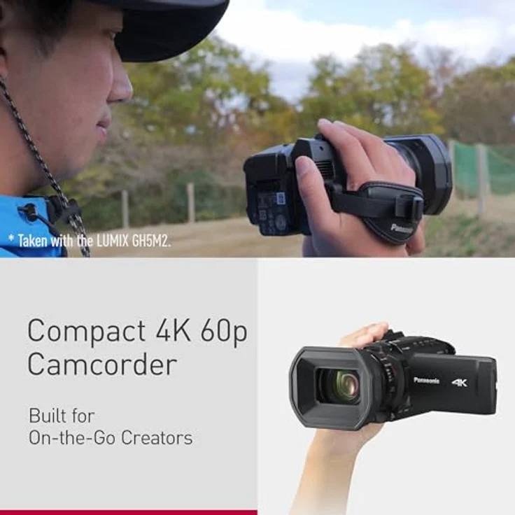 Panasonic HC-X1200E, 4K 60p Camcorder mit 24-fachem optischen Zoom, Schwarz – Bild 3