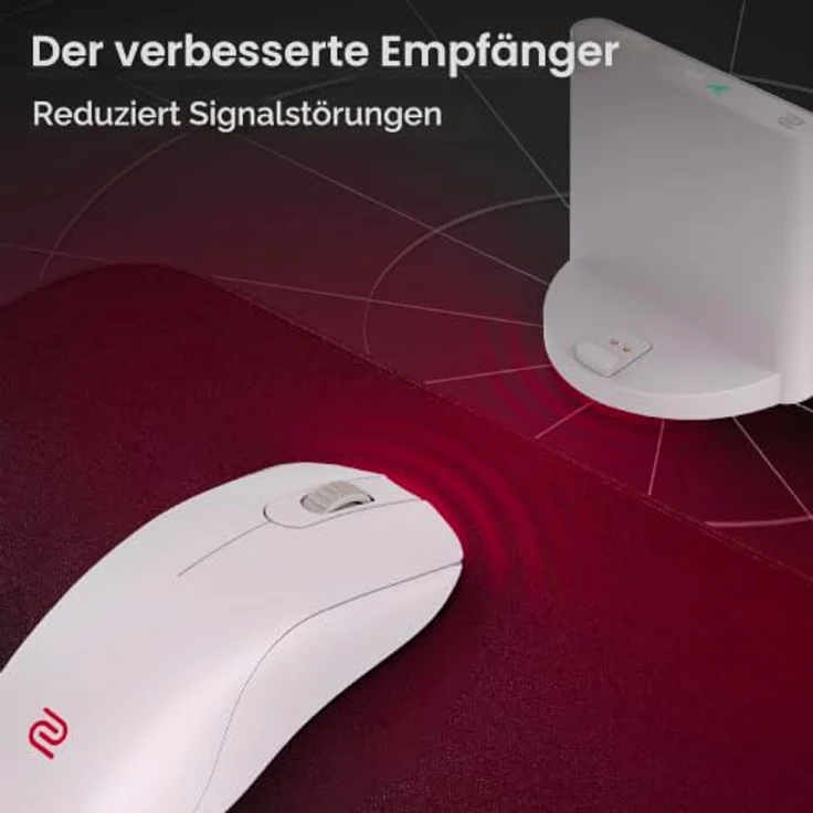 BenQ ZOWIE FK1-DW (Large) 4K Wireless Gaming Maus, 80 Stunden Akkulaufzeit, graue Limited Edition, für Esports – Bild 8