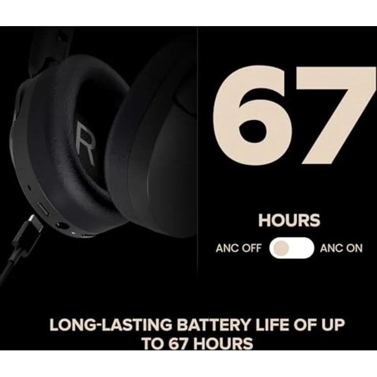 Creative Zen Hybrid 2 (weiß, Bluetooth, USB-C, ANC) Kopfhörer aus Weiss – Bild 4