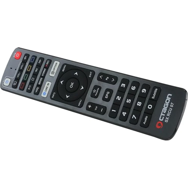 Octagon SX RCU 07 Original Fernbedienung (neues Modell) - 2in1 Funktion ohne Anlernen, lernbar für Ihren Fernseher – Bild 3