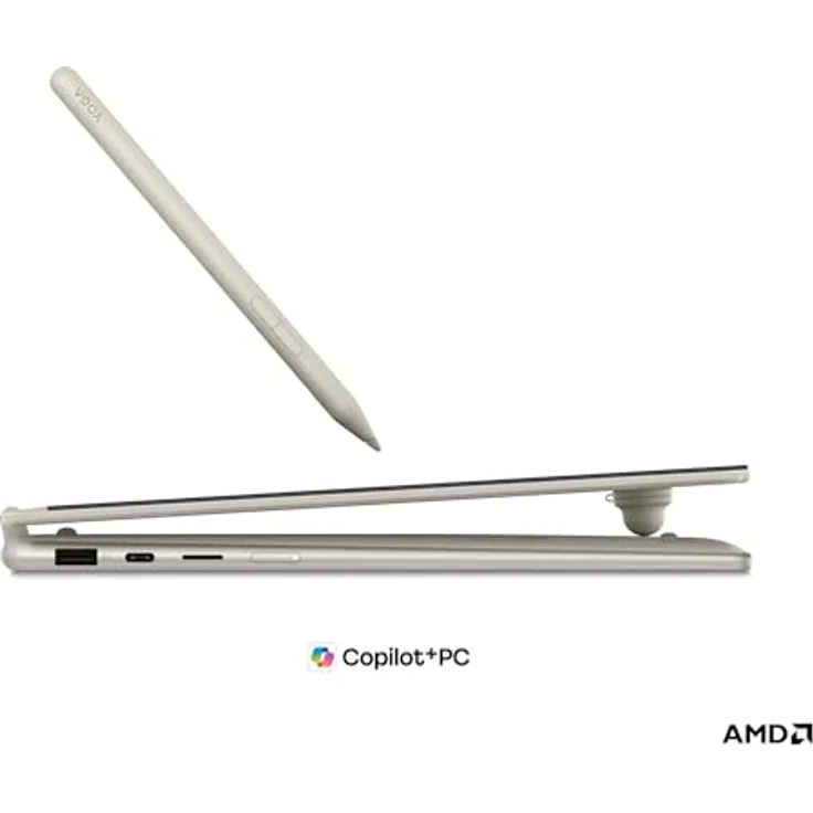 LENOVO Yoga 7 2-in-1 14AGP11 Copilot+ PC, 14 Zoll WUXGA Touchscreen, AMD Ryzen™ AI 5 435, 16 GB RAM, 512 GB SSD, Windows 11 Home, Muschelfarbe – Bild 28