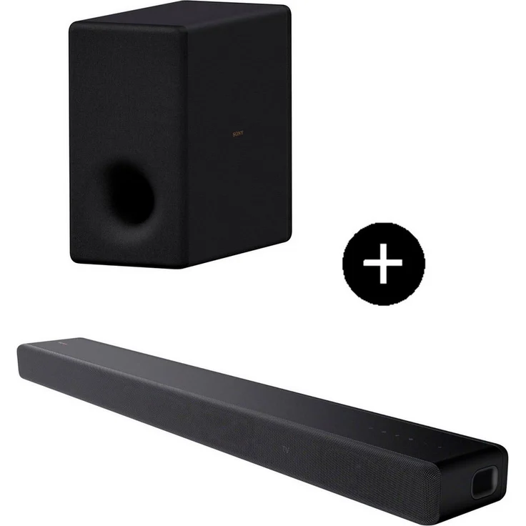 Sony HT-A3000 Soundbar + SA-SW3 Subwoofer Set, 3.1 Surround Sound, Bluetooth, WLAN, 250 W, Schwarz