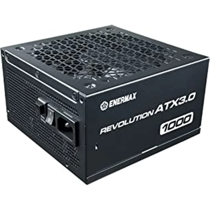 ENERMAX Revolution ATX3.0 Enthusiast Gaming&Streaming PC Netzteil 1000W 80Plus Gold PCIe 5.0 Ready (Voll-Modular, 2X 12VHPWR Kabel, Semi-Fanless), ERA1000EWT, schwarz – Bild 2