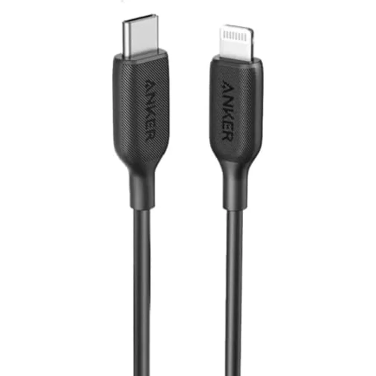 Anker CABLE 322, USB-C zu Lightning Kabel, 1,8 m, USB 3.1, geflochtenes Design, schwarz – Bild 2