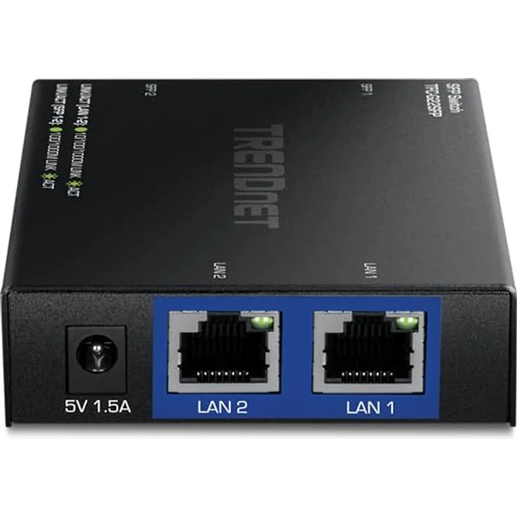 Trendnet 4-Port Gigabit Switch, unmanaged Netzwerk Switch mit 8 Gbit/s Kapazität, lüfterlosem Design, Schwarz – Bild 5