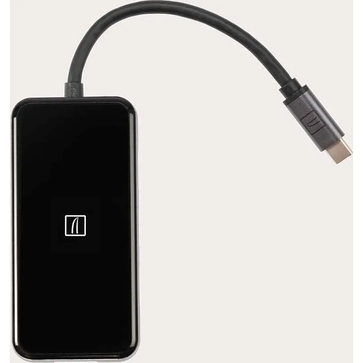 Tucano MA-CHUBA-ETH-BK Laptop-Dockingstation & Portreplikator, USB 3.2 Gen 1 (Type-C), HDMI, RJ-45, Thunderbolt, kompakt, schwarz