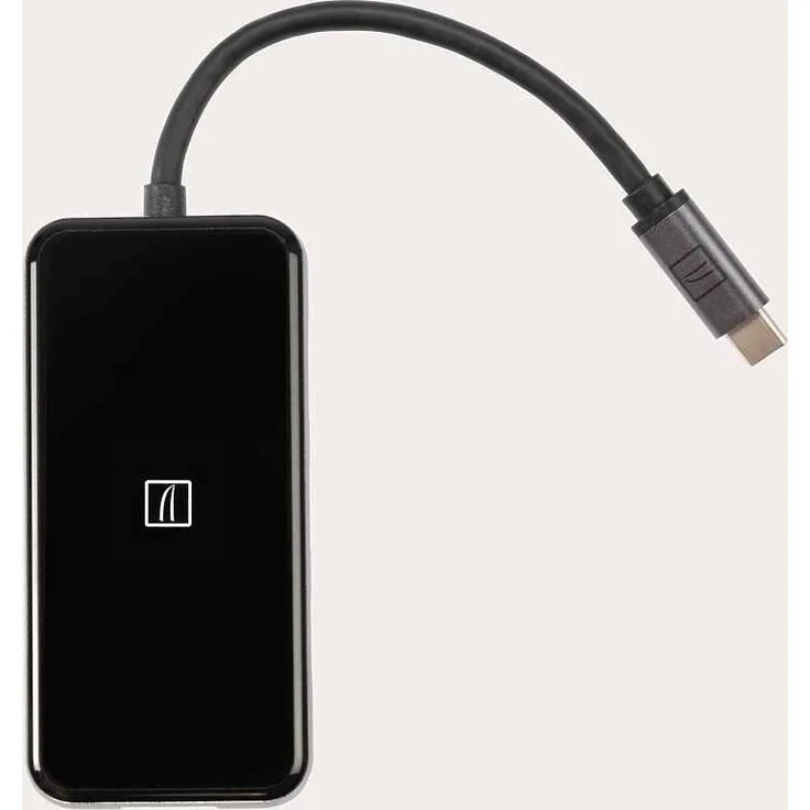 Tucano MA-CHUBA-ETH-BK Laptop-Dockingstation & Portreplikator, USB 3.2 Gen 1 (Type-C), HDMI, RJ-45, Thunderbolt, kompakt, schwarz