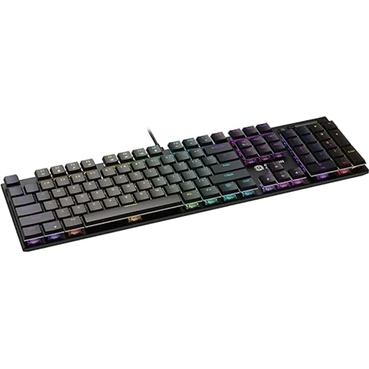 CANYON Cometstrike GK-55, Kabelgebundene Gaming-Tastatur mit Hochwertigen Mechanischen Tasten, Schwarz – Bild 4