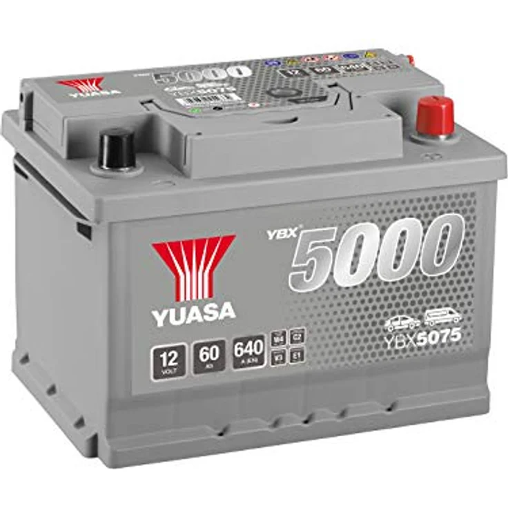 Yuasa Silver High Performance Autobatterie 12V 60Ah, Poltyp T1, Erstausrüstungsqualität – Bild 2