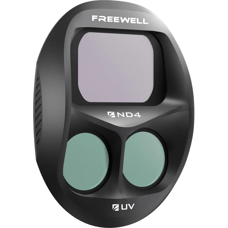 Freewell Mavic 4 Pro Split ND4/ND2 Filter, Drohnen Zubehör mit Gimbal-sicherer Passform und UV-Schutz, Schwarz – Bild 1