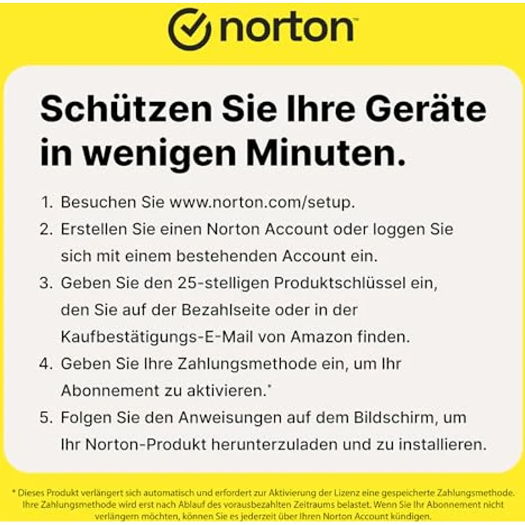 NORTON 360 DELUXE Lizenz für 3-Geräte 1-Jahr inkl. 25GB Cloud-Speicher - Code per 2022 – Bild 3