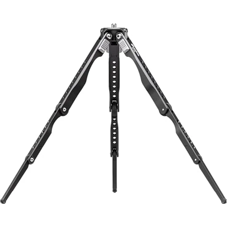 Leofoto Pocket Mini Tripod MT-04, Tischstativ mit variabler Höhe von 120mm bis 370mm, Tragfähigkeit 5kg, Packmaß 25cm