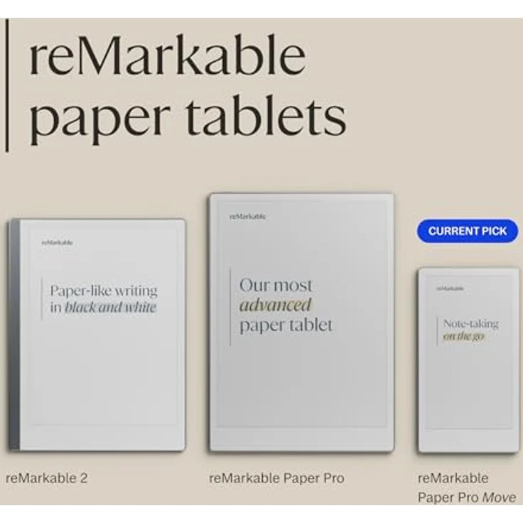 REMARKABLE Paper Pro Move + Marker Plus Digitales Notizbuch, Grau – Bild 10