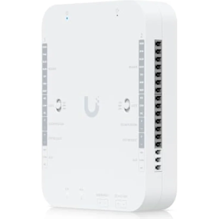 Ubiquiti UniFi Access Retrofit Hub • UA-Retrofit-Hub-2, Access Point für 2 Türen, DC 12/24V, DIN-Schienenmontage, 2x 10/100 MbE RJ45 – Bild 2