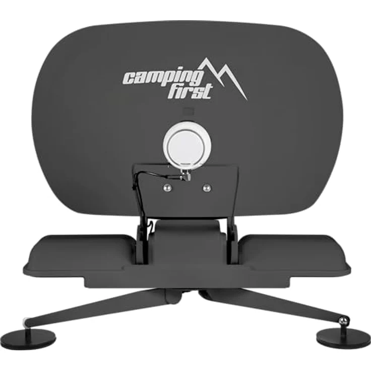 Camping First Satmex mobil 3 grau, vollautomatische portable Satellitenantenne mit schneller Montage und zuverlässigem TV-Empfang für mobile Nutzung – Bild 2
