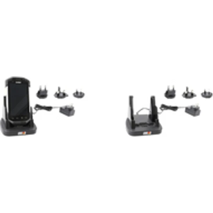 Brodit 215728 Halterung Aktive Halterung Tablet/UMPC Schwarz (215728) - Ladestation inkl. Netzteil und Plugs, passend für TC7X