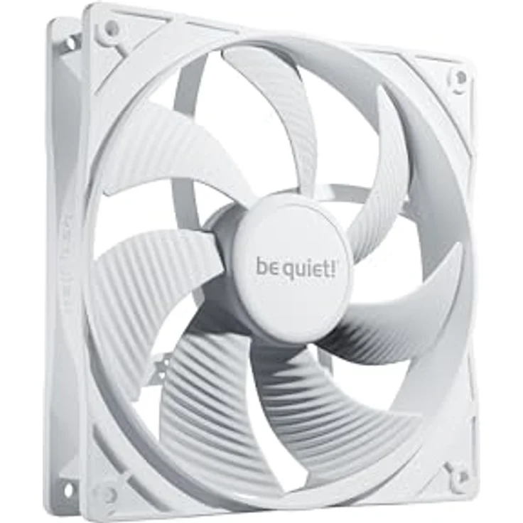 be quiet! Pure Wings 3 140mm PWM White Lüfter, hohe Drehzahl, niedrige Mindestdrehzahl, optimierter Lüfterrahmen, außergewöhnlicher Luftdruck, BL112 - Preisvergleich – Bild 1