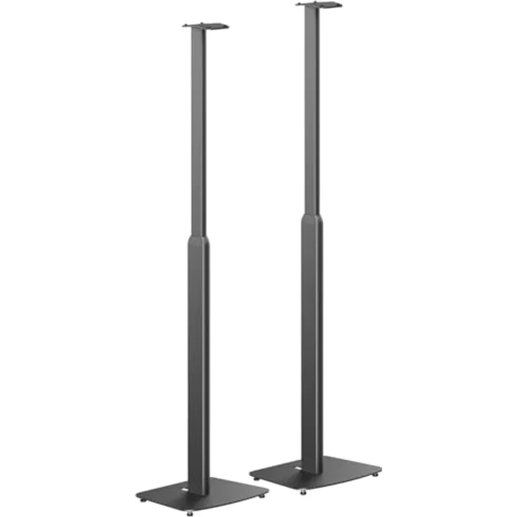 my wall SonosEra300 Höhenverstellbare Lautsprecherständer - HS45L, 2er Set, Sonos Ständer Höhenverstellbar, Perfekte Klangausrichtung, Entkoppelung, Sonos Standfuß, Schwarz