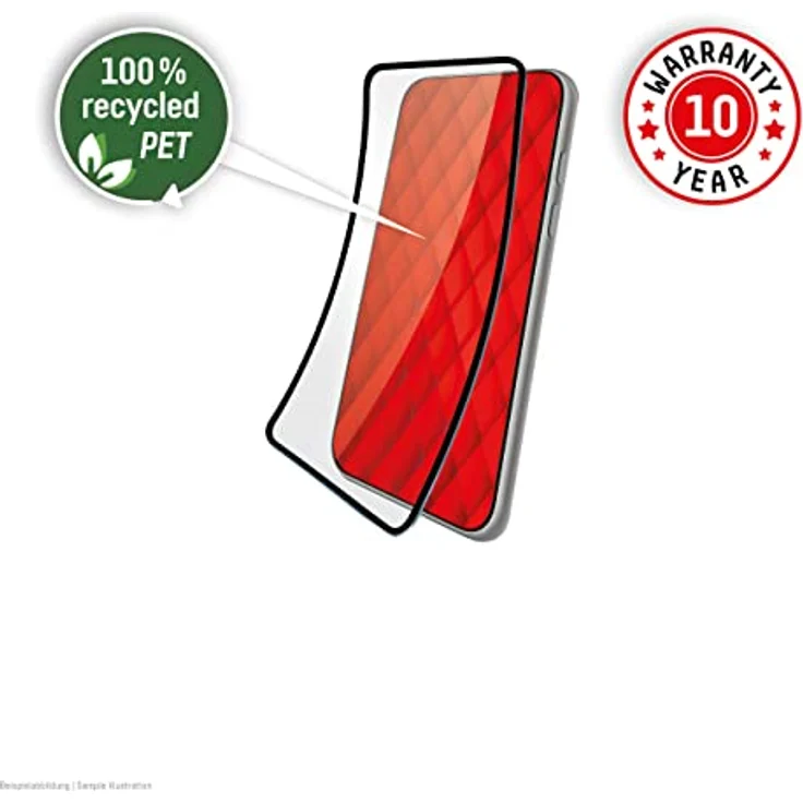 Displex Pro Touch Glass Eco für Samsung S22/S23,hartes Panzerglas (9H), ökologischer Montagerahmen, Kratzer-resistentes Tempered Glass, High-Tech Anti-Fingerprint-Beschichtung,Case Friendly – Bild 3