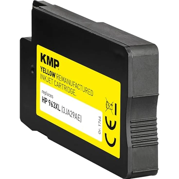 KMP Druckerpatrone Original Gelb 1766,6009, kompatibel mit höchster Farbtiefe und Qualität – Bild 3