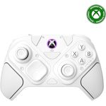Turtle Beach Victrix Pro BFG Reloaded, Kabelloser Modular Xbox Controller in Weiß mit 3 anpassbaren Modulen und 5-Stopp-Halleffekt-Clutch Trigger