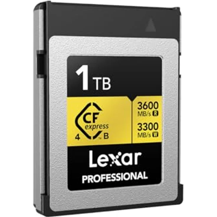 Lexar CFExpress Professional Type B 4.0 Gold, 1 TB Speicherkarte mit 3600 MB/s Lesegeschwindigkeit und 3300 MB/s Schreibgeschwindigkeit – Bild 3