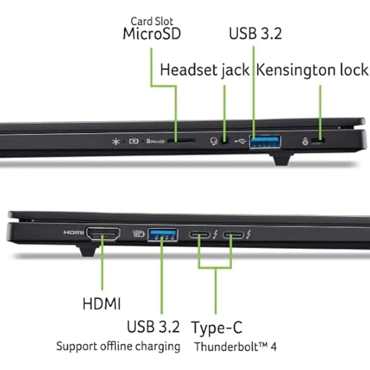 Acer Swift Go 16 SFG16-74, 16" AI OLED Notebook mit Intel Core Ultra 9, 1000 GB SSD, 32 GB RAM, Schwarz – Bild 9