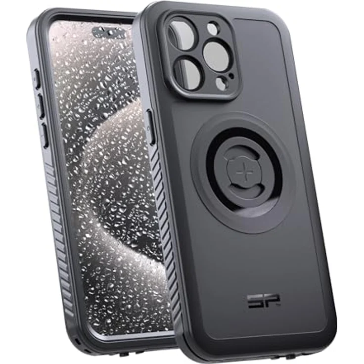 SP CONNECT Phone Case Xtreme für iPhone 15 Pro Max, militärisch zertifiziert, magnetische Befestigung, robust und wasserdicht, kabelloses Laden – Bild 1