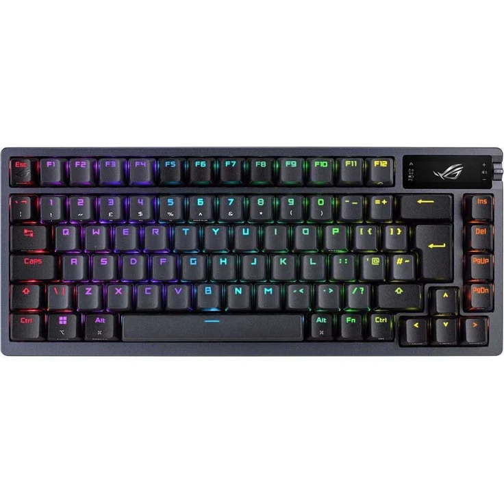 Asus Rog Azoth Tastatur One Size, Premium gaming Tastatur mit RGB, schwarz – Bild 1