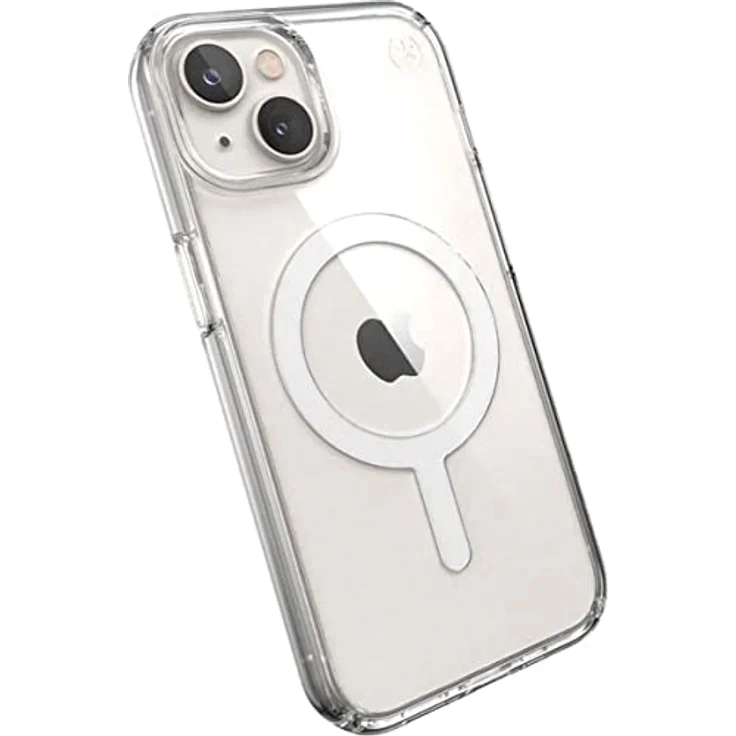 Speck Presidio Perfect-Clear + MagSafe iPhone 14 Plus Hülle (durchsichtig) mit Microban-Beschichtung – Bild 2