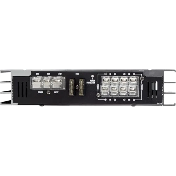 EXCALIBUR X600.4 4-Kanal-Stereoverstärker (2400 W Variabler Crossover 2 Ohm) Verstärker (Anzahl Kanäle: 4) - EXCALIBUR 4-Kanal-Stereo Verstärker, 2400 W, Bass Boost 12 dB, Schwarz – Bild 4