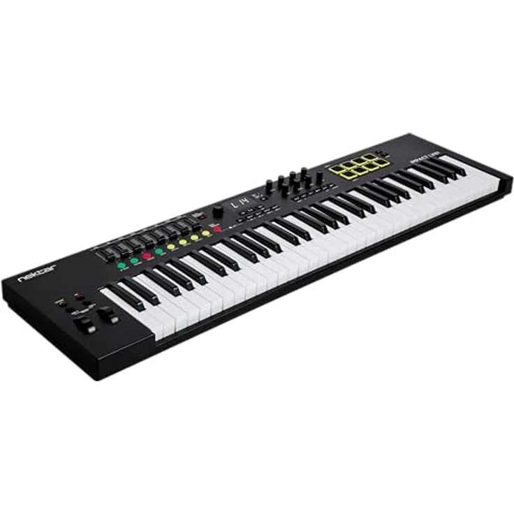 Nektar Impact LX mk3, Midi-Controller mit 61 anschlagdynamischen Tasten, 8 Encoder, 8 Fader und 8 Pads – Bild 2
