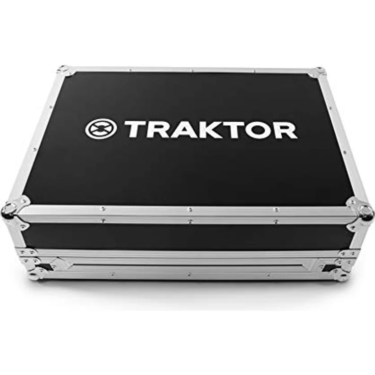 Native Instruments Traktor Kontrol S4/S5 MK3 Flightcase, Weiß - DJ-Case mit branchenüblicher Höhe und Logo-Print – Bild 1