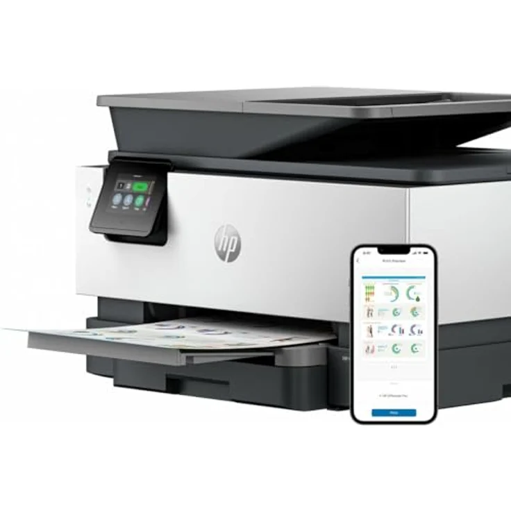 HP OfficeJet Pro 9120b Multifunktionsdrucker, Farbtintenstrahldrucker mit LAN (Ethernet), WLAN (Wi-Fi), Wi-Fi Direct – Bild 2