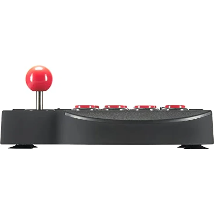 Subsonic Arcade-Joystick, Gaming Controller mit 8 Aktionsknöpfen und 3 m Kabel, Schwarz, Rot – Bild 6