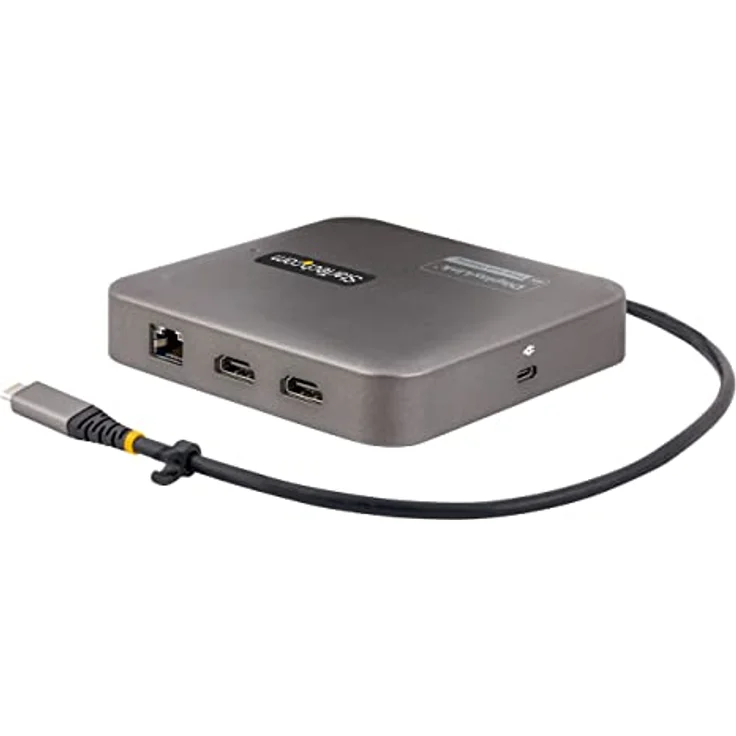 StarTech.com USB C Multiport Adapter,Auf Dual HDMI Dockingstation,4K 60Hz,2X 10Gbit/s 3.1 Hub,100W PD,GbE,SD,30cm Kabel,Reiseadapter,Laptop (102B-USBC-MULTIPORT), Space Gray – Bild 4