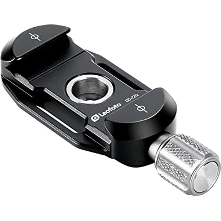 LEOFOTO Schnellkupplung DC-22Q, QD-Anschluss mit Arca-Klemme, 1/4-Zoll-Schraubbefestigung, 72 mm lang, 30 mm breit, 33 g leicht