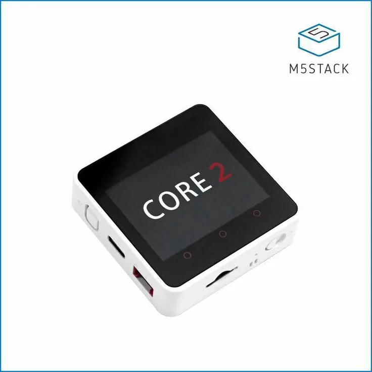 m5stack Core2 ESP32 IoT Development Kit, 16M Flash, 8M PSRAM, 2.0" Touchscreen, grün
