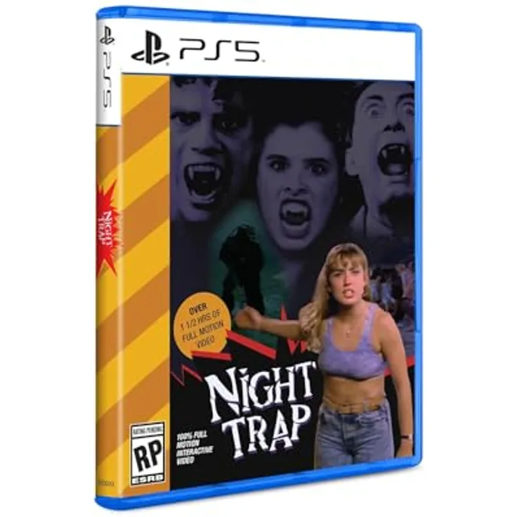 Limited Run Night Trap (Limited Run #27) PS5-Games - Dana Plato stars as undercover agent Kelli Medd, simultaneous action in 8 rooms