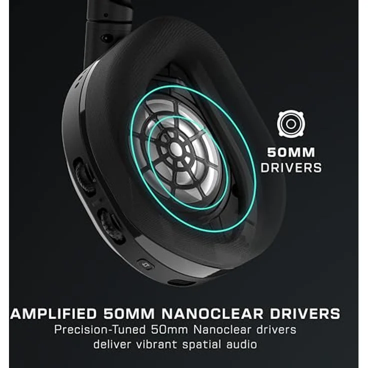 Turtle Beach Stealth 600 Schwarz Gaming Headset mit 80 Stunden Akkulaufzeit, Bluetooth und 50mm Lautsprecher – Bild 5