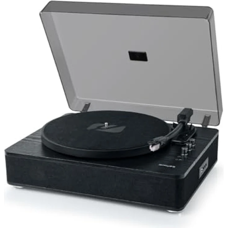 MUSE MT-106 WB Stereo Plattenspieler in Schwarz, hochwertige Qualität – Bild 1
