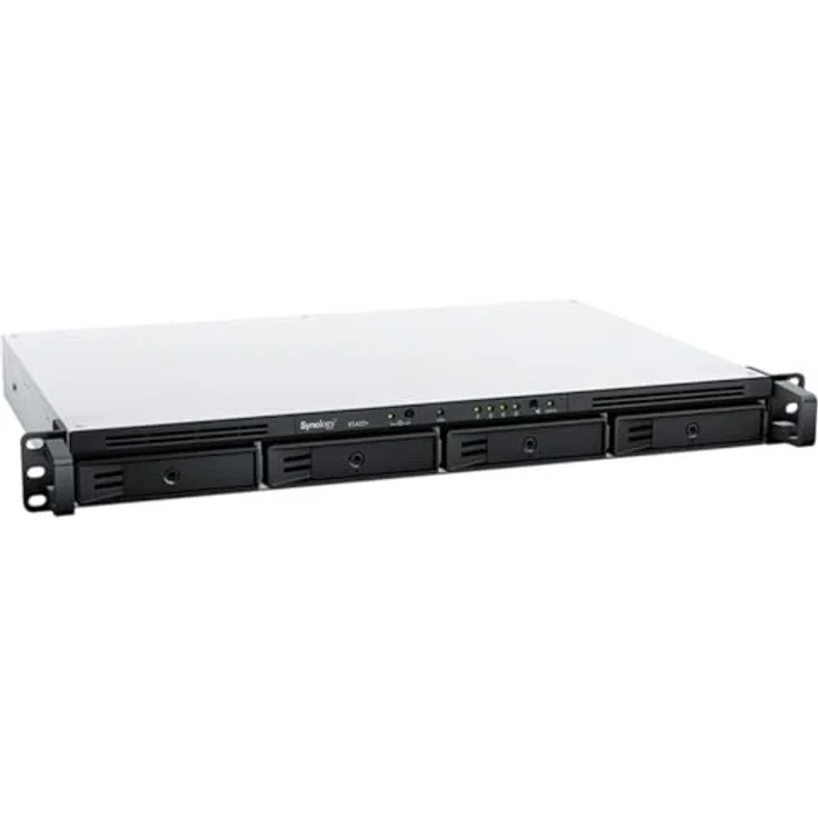Synology RS422+ 1U 4BAY 2.6GHZ DC 2X GBE, NAS, Schwarz – Bild 2