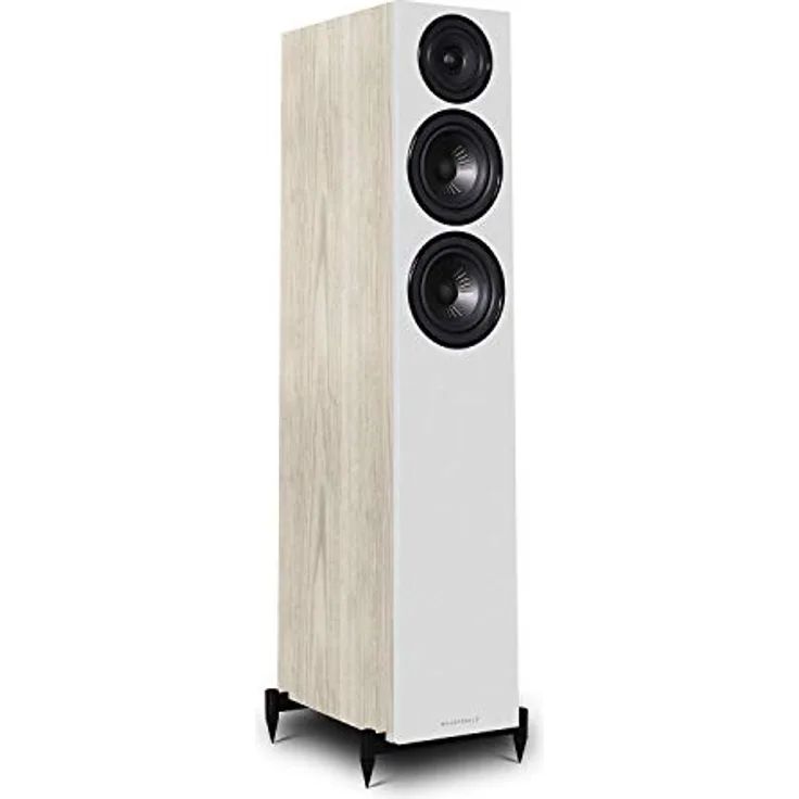 Wharfedale Diamond 12.4 Passiver Bodendiffusor, helles Holz
