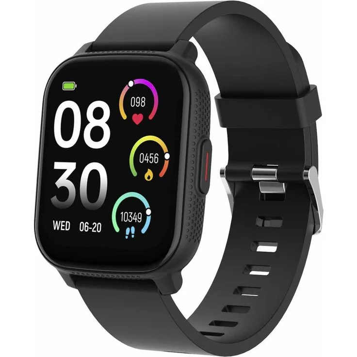Denver SWC-184 Black Smartwatch, kontinuierliche Herzfrequenzmessung, Schlafmonitor, 130+ Trainingsprogramme, 1.8 Zoll Full Touch Display