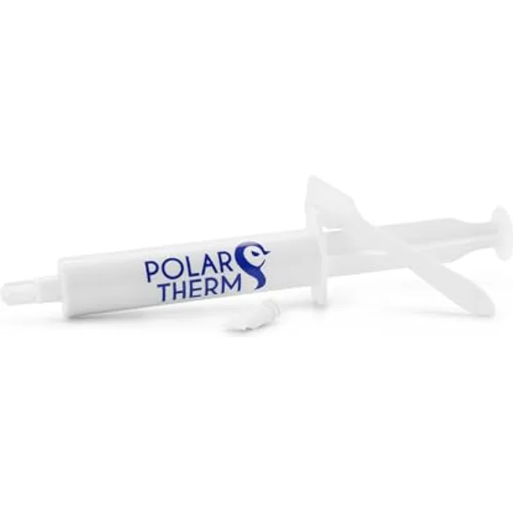Polartherm X-8 Wärmeleitpaste für CPU & GPU, 40 Gramm, mit Auftragshilfe, hohe Wärmeleitfähigkeit, lange Haltbarkeit, sichere Anwendung, nicht leitend, von Polartherm