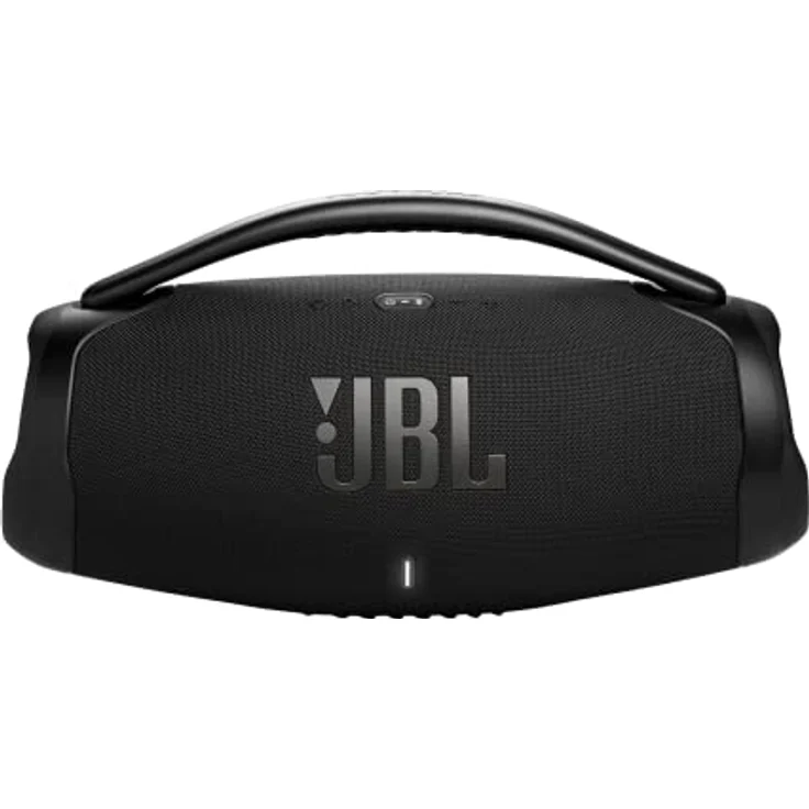 JBL Boombox 3 Wifi – Kabelloser Lautsprecher mit Bluetooth und Wifi – Kompatibel mit der JBL One App – 24 Stunden Wiedergabezeit – Wasser- und staubdicht – Integrierte Powerbank – Schwarz – Bild 1