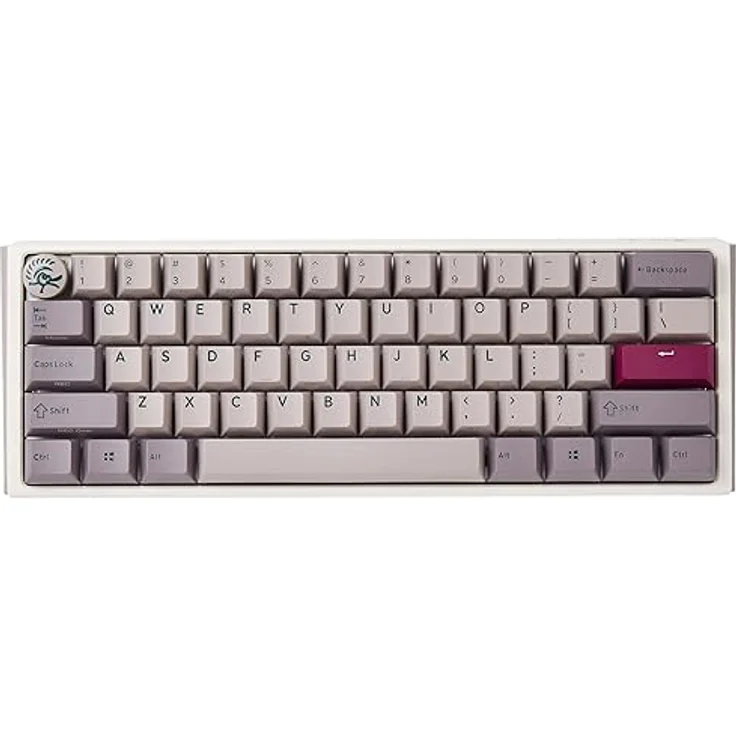 Ducky One 3 Mist Grey Mini Gaming Tastatur, RGB LED - MX-Blue (US) – Bild 4