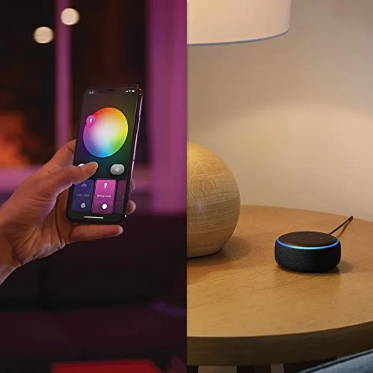 Philips Hue White and Color Ambiance Infuse Deckenleuchte Schwarz M 2400 lm inkl. LED-Modul dimmbar – Bild 6