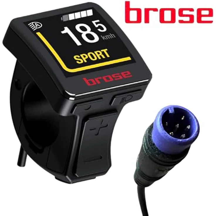Brose Zähler - Anzeige Unit Control Allround, Fahrradcomputer mit 1,5" Farb-Display und 14 Funktionen, schwarz – Bild 2
